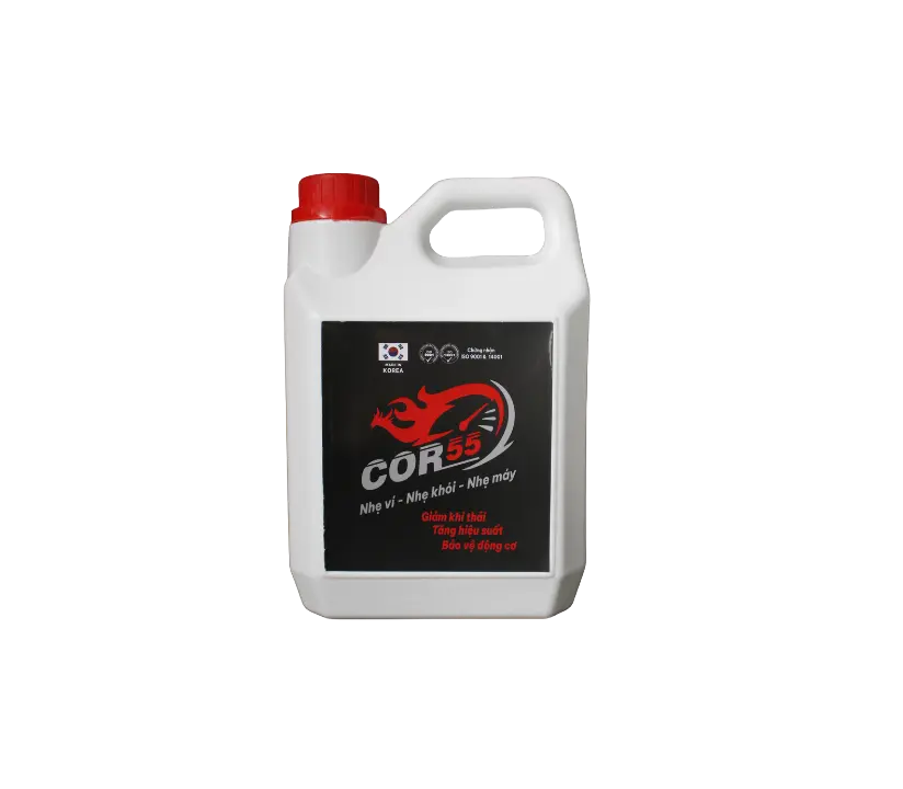 Chai phụ gia nhiên liệu COR55 dung tích 2 lít giúp làm sạch cặn carbon