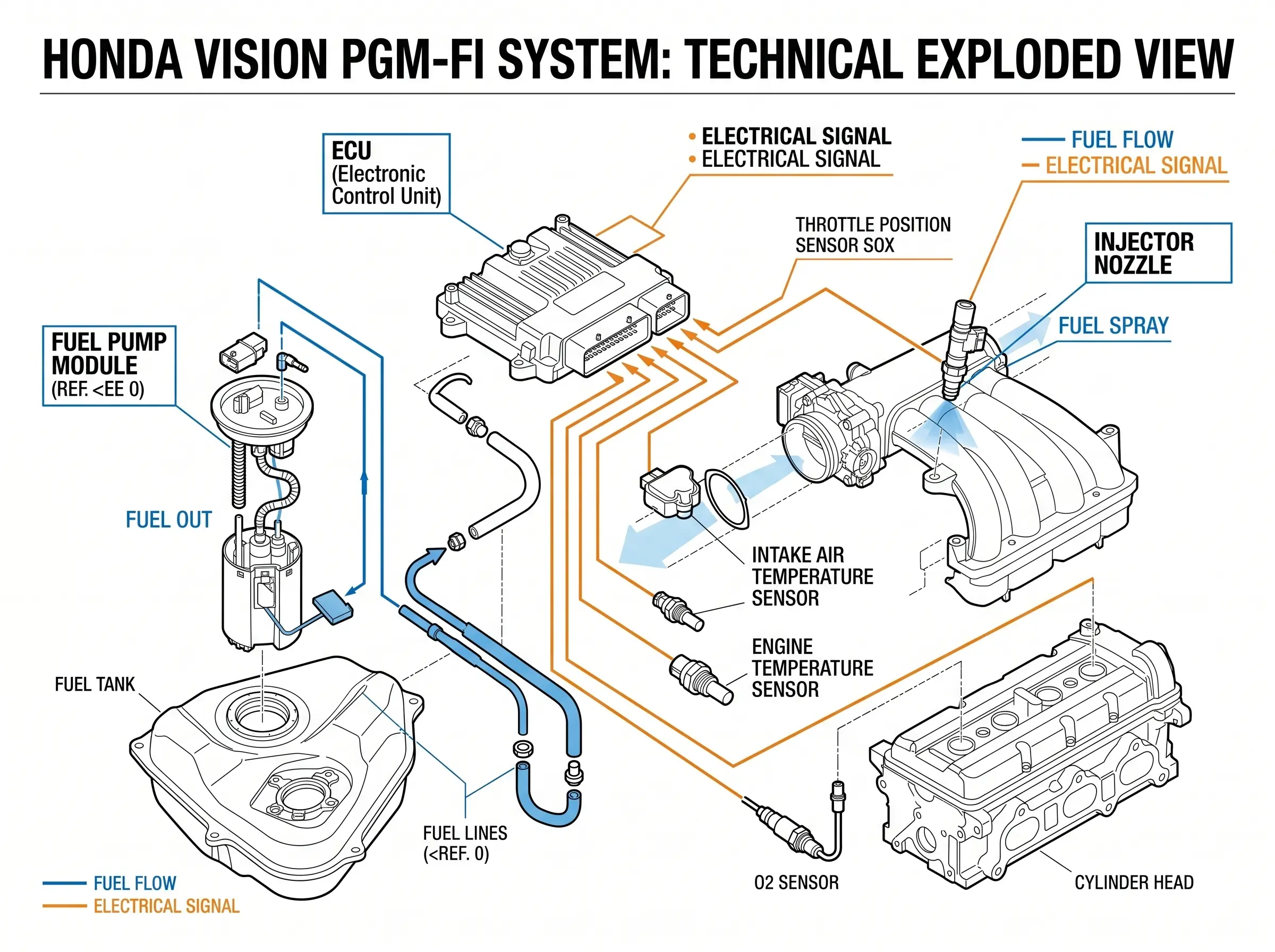 kim phun xăng vision là gì ? Cấu tạo ra sao ?