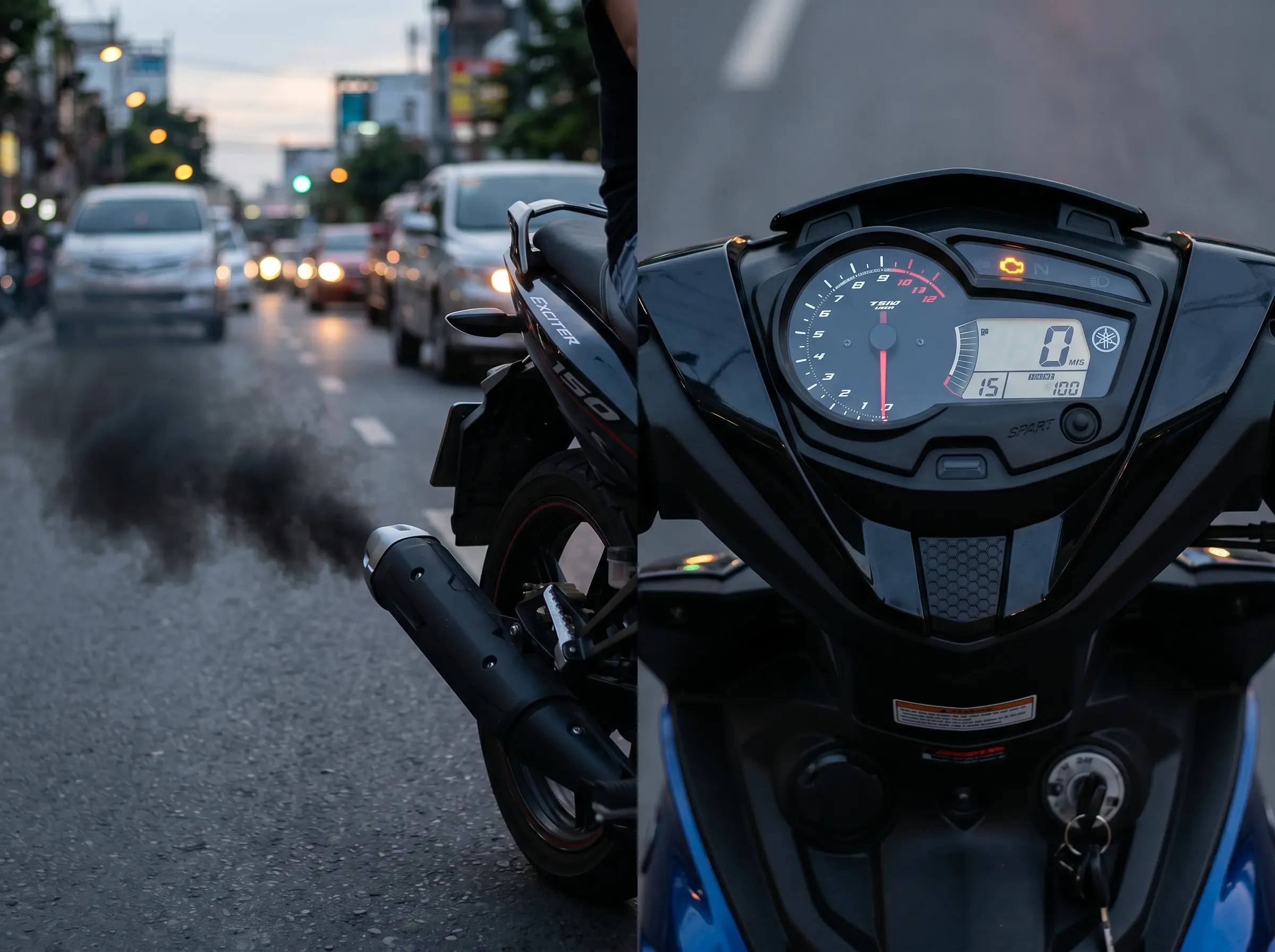 Dấu hiệu kim phun ex 150 bị nghẹt