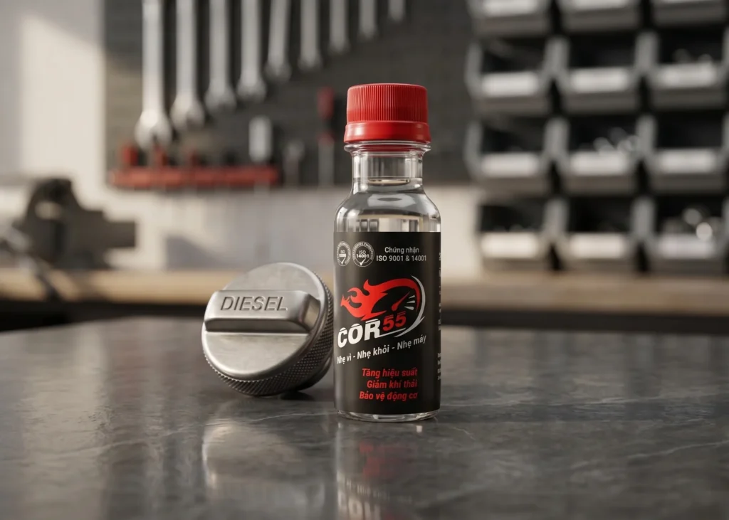 COR55 là giải pháp vệ sinh kim phun dầu diesel