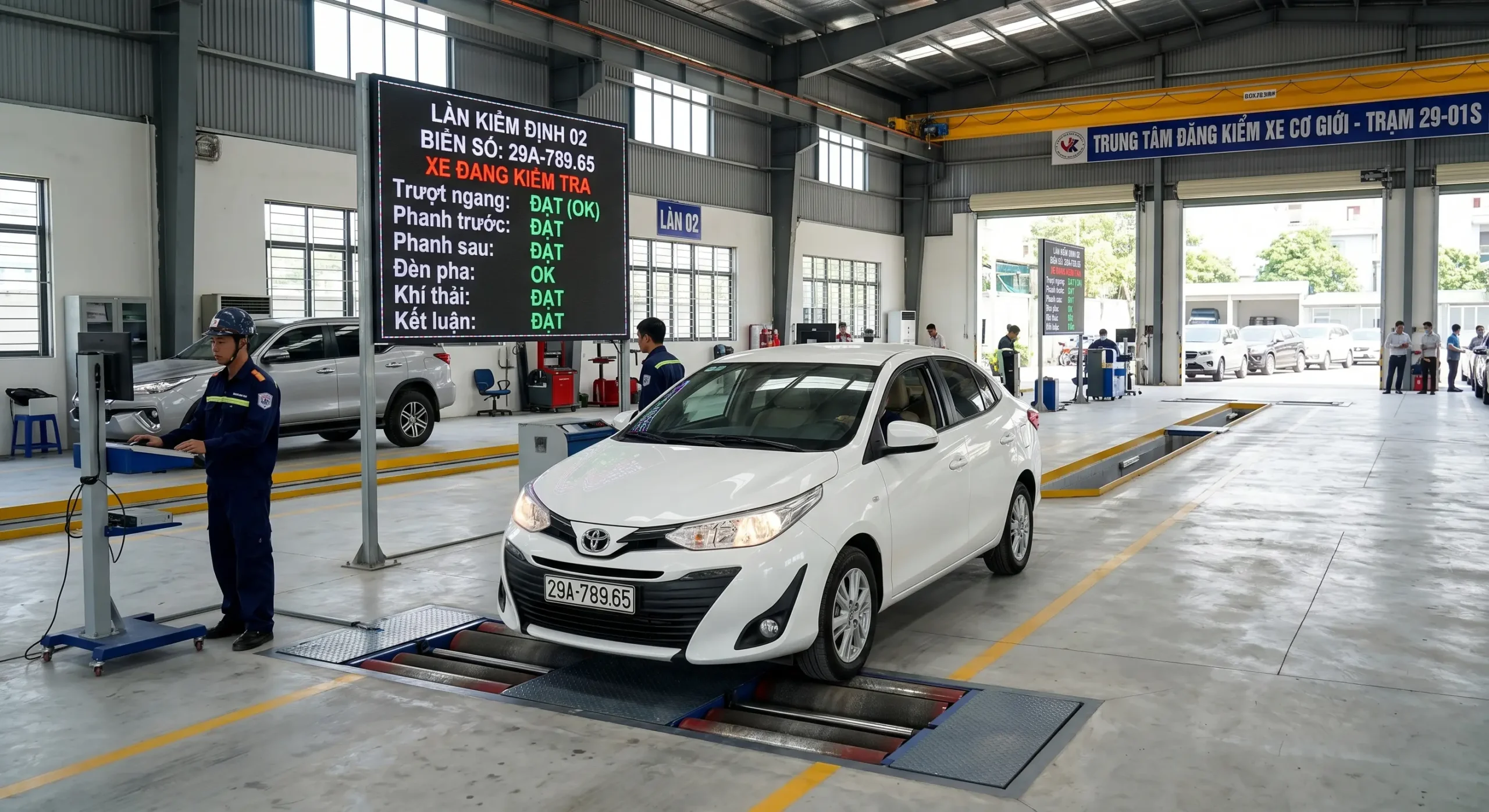 Tổng chi phí đăng kiểm xe ô tô 5 chỗ mới nhất