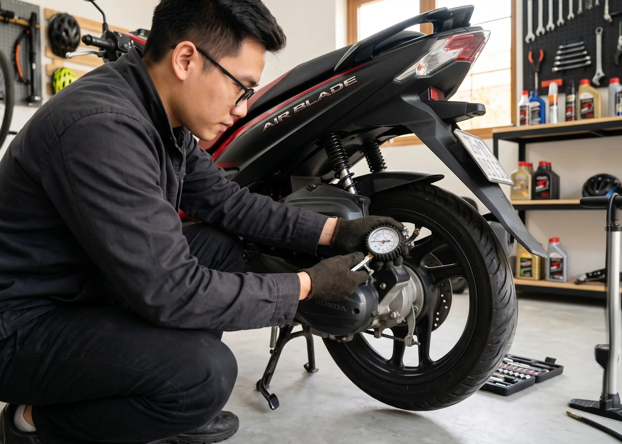 Xe air blade có hao xăng không ?