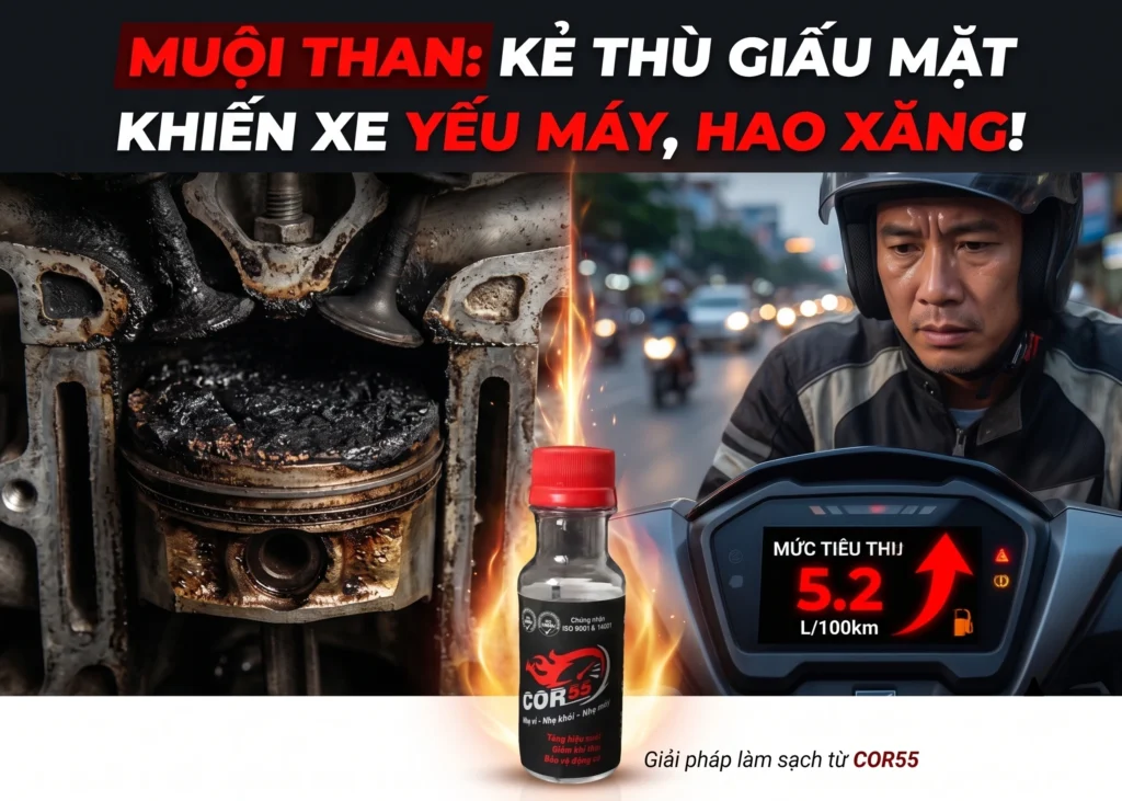Muội than trong buồng đốt