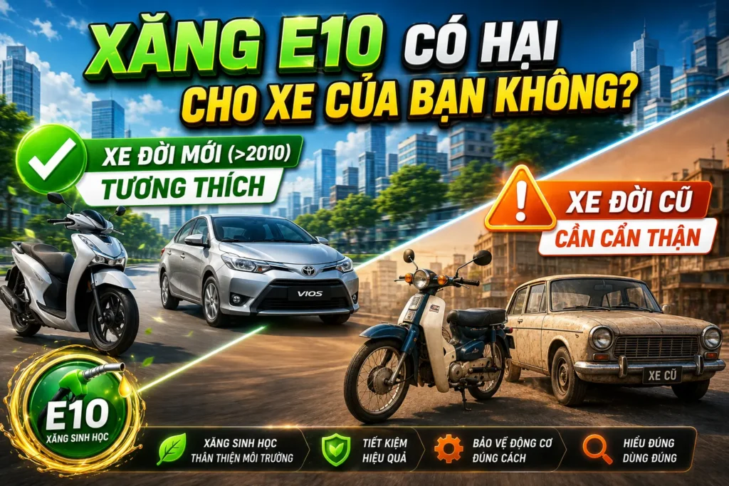xăng e10 có hại cho xe không - thumbnail