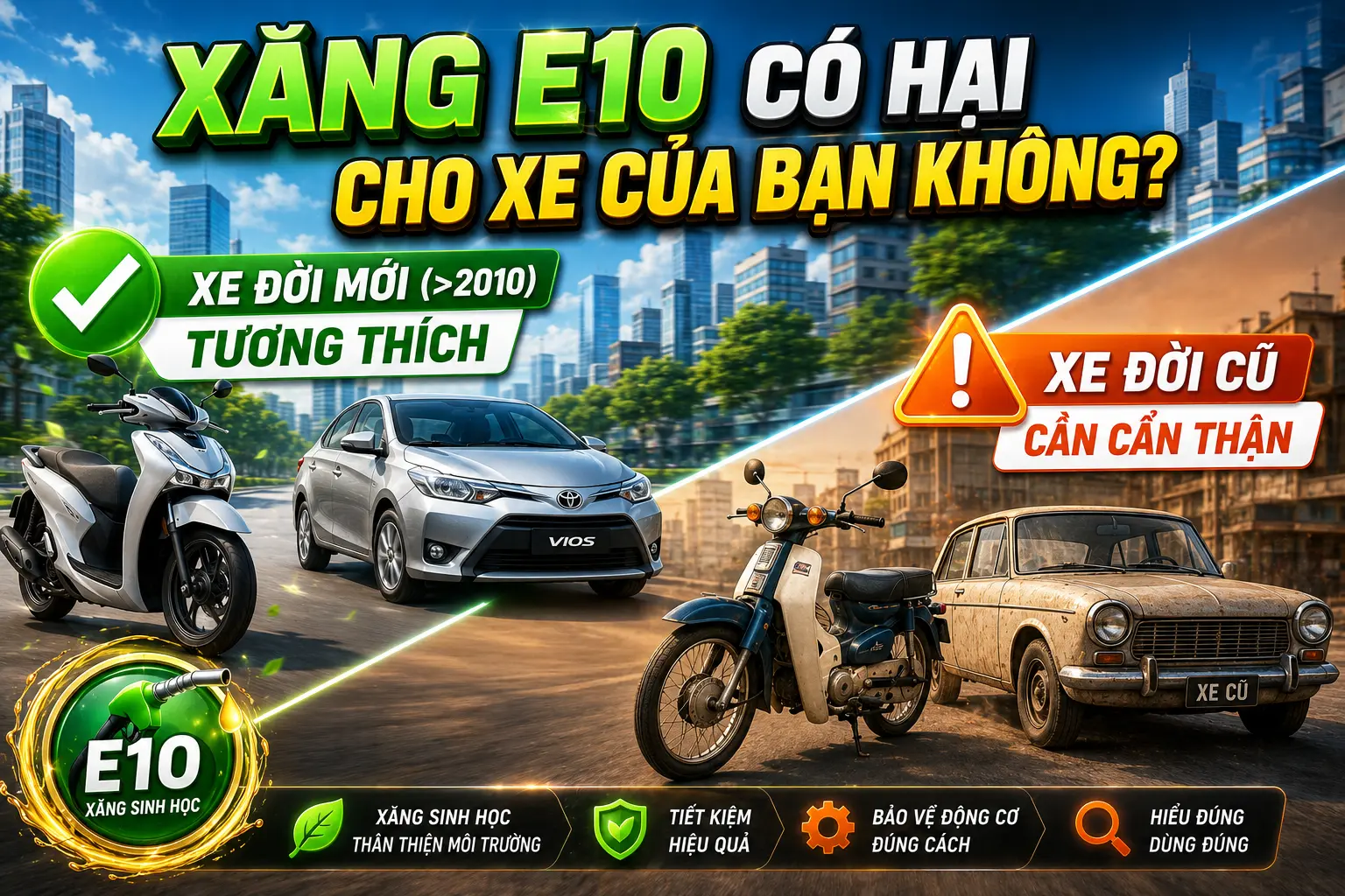 xăng e10 có hại cho xe không - thumbnail