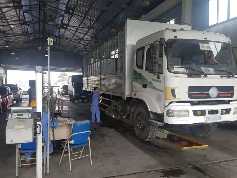 5 lỗi khiến xe tải hay trượt khi đăng kiểm xe tải