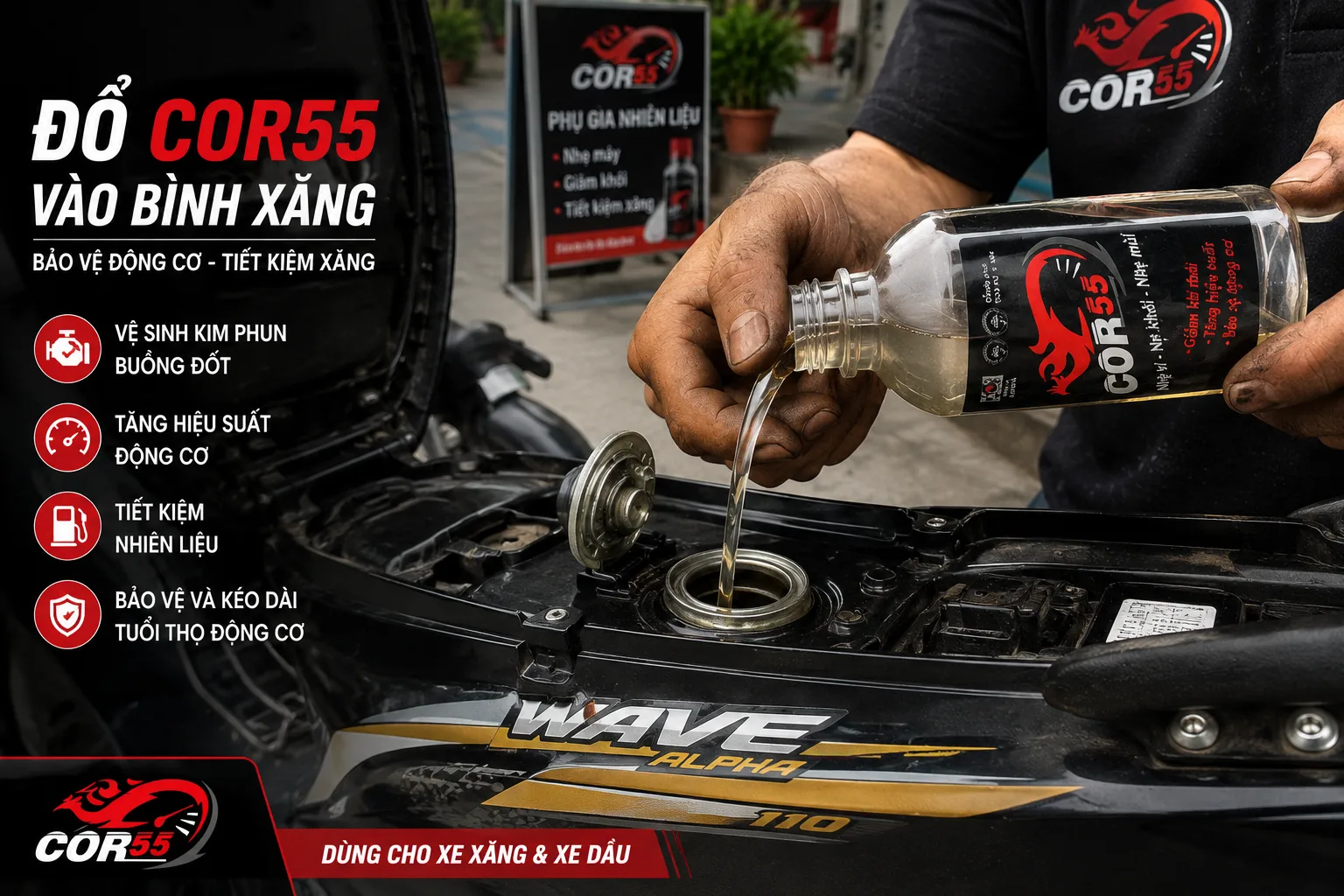 Cách vệ sinh kim phun Wave Alpha hiệu quả