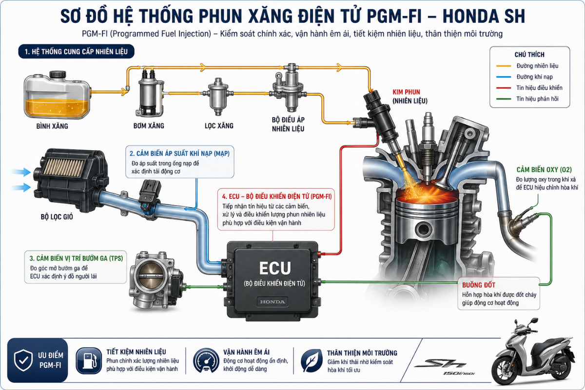 Kim phun SH là gì và hoạt động như thế nào